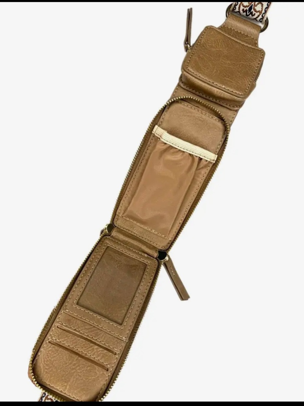 Zip & Clip RFID Crossbody Strap Wallet - Picture 5 of 9